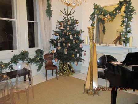 A Victorian Evening - the flat decorated for Christmas