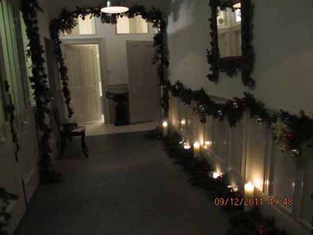 A Victorian Evening - the flat decorated for Christmas