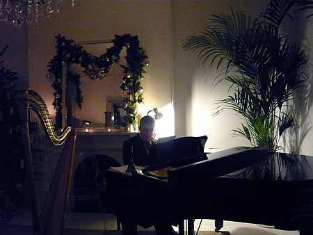 A Victorian Evening - the flat decorated for Christmas