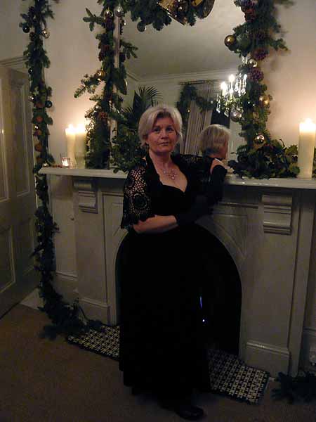 A Victorian Evening - the flat decorated for Christmas