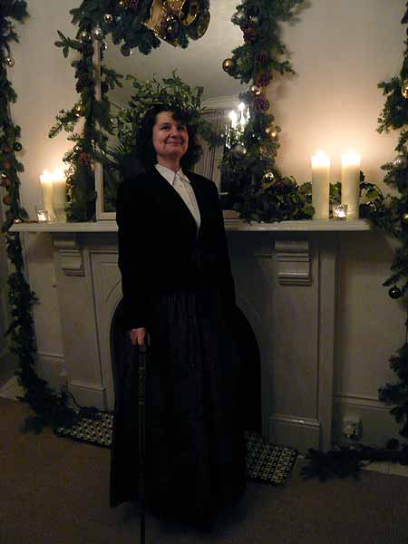 A Victorian Evening - the flat decorated for Christmas