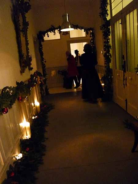 A Victorian Evening - the flat decorated for Christmas