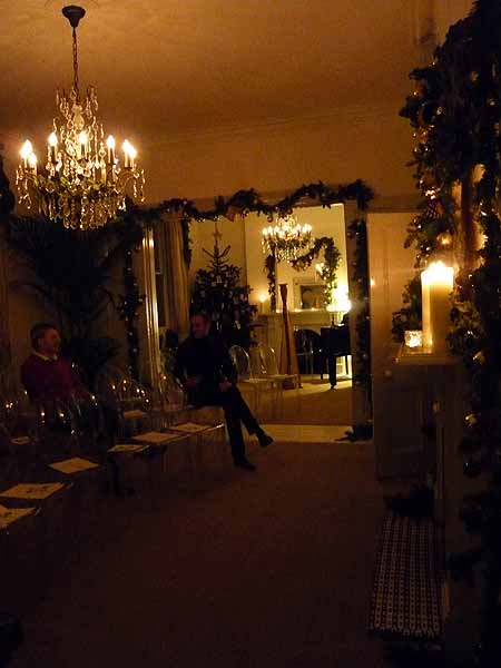 A Victorian Evening - the flat decorated for Christmas